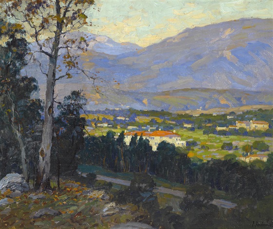 Late Afternoon, La Cañada Valley from Flint Ridge