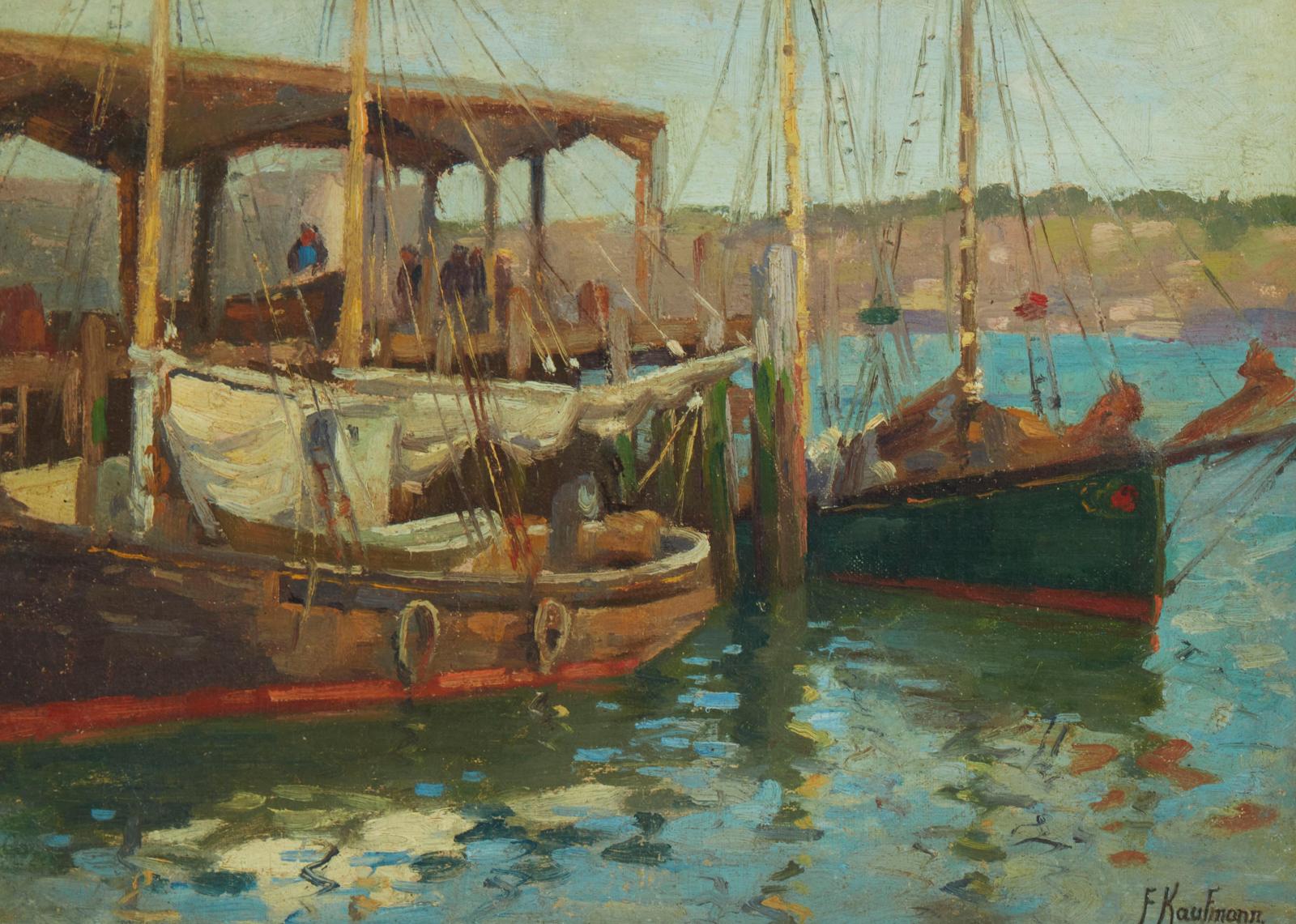 Harbor Scene with Boats